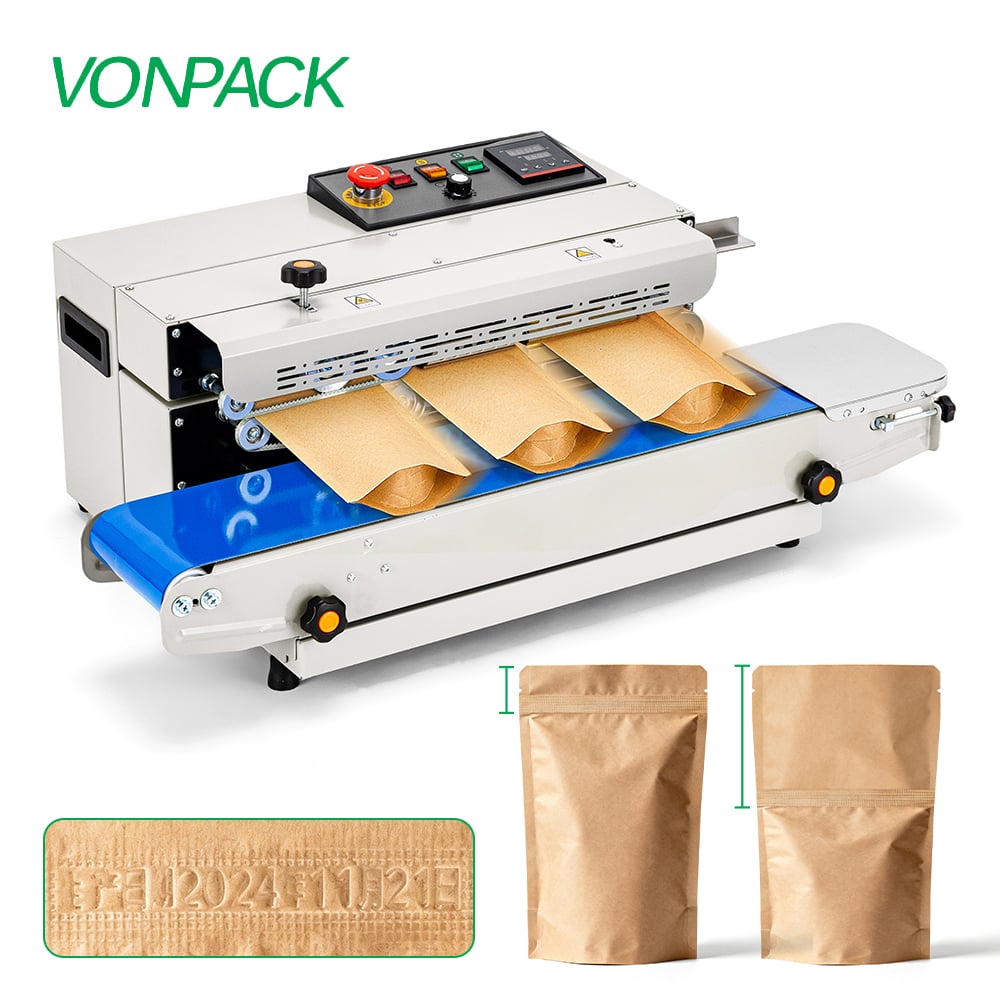 L2 Fully Automatic Sealing Machine Horizontal Desktop Deepening Upgraded Sealer Machine Plastic Bag Food Packaging Machine