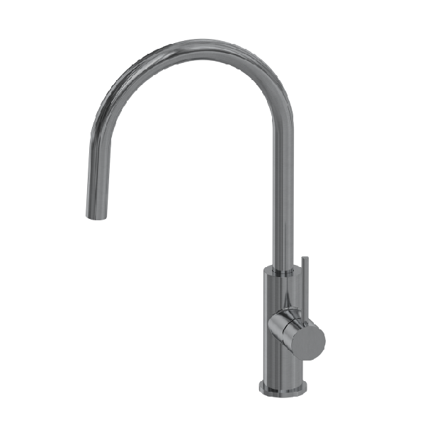 DZR Low-Lead Brass Flexible Gooseneck Kitchen Sink Faucet