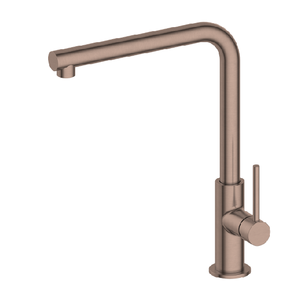 DZR Low-Lead Brass Flexible Gooseneck Kitchen Sink Faucet