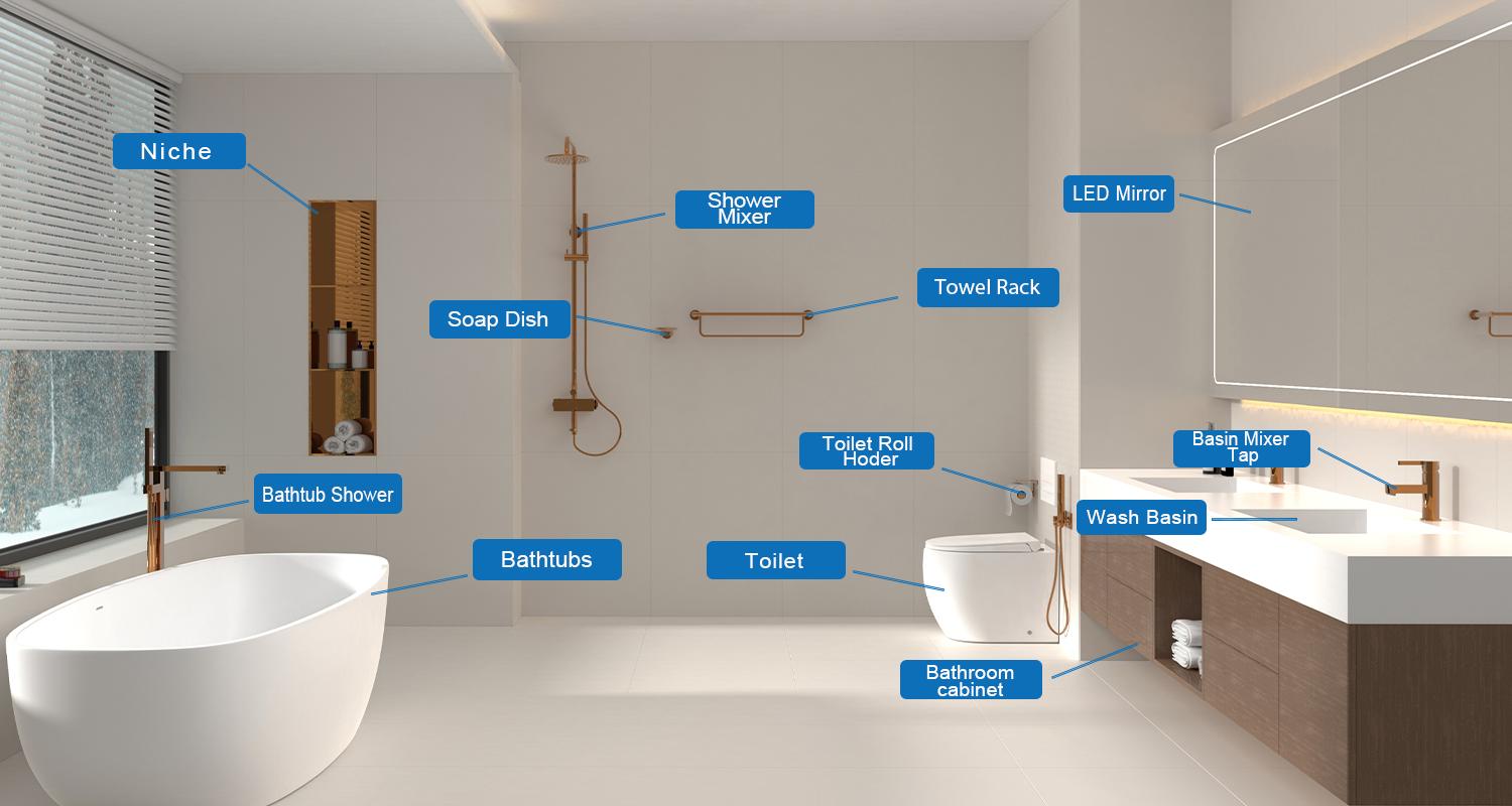We Provide One-Stop Bathroom Solution
