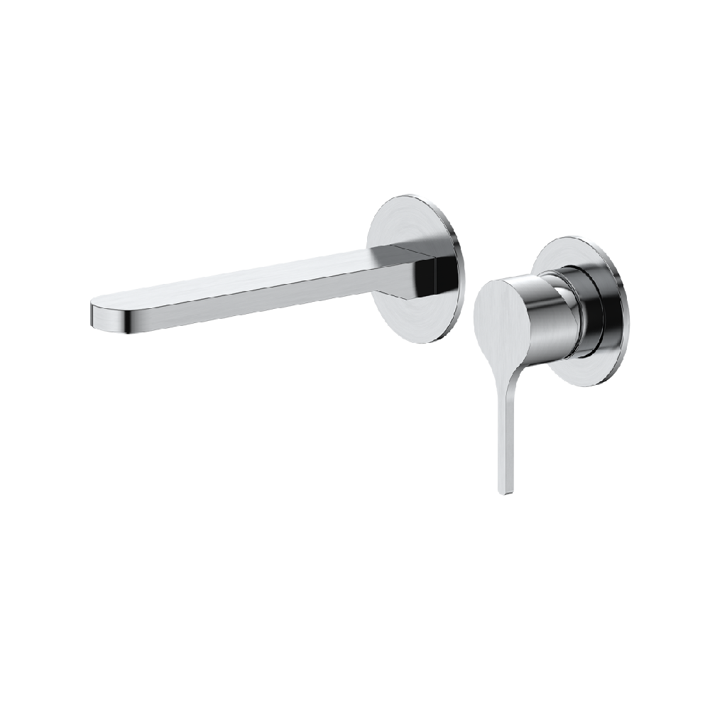 s180 single handle wall mount bathroom vanity sink faucet shower set with shower head-2
