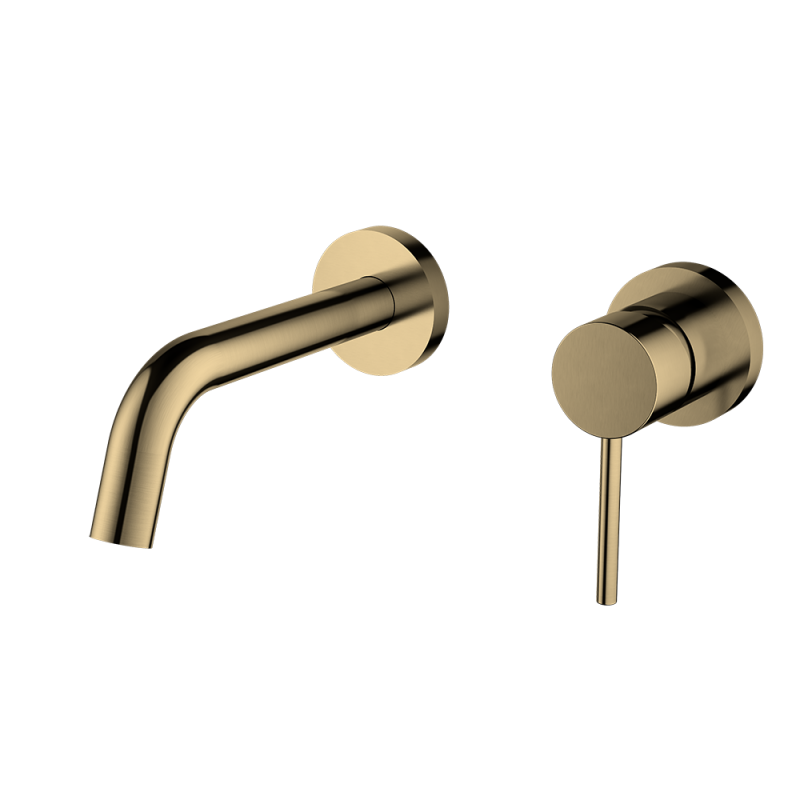 Space-Saving Design Single Handle Wall Mount Bathroom Faucet