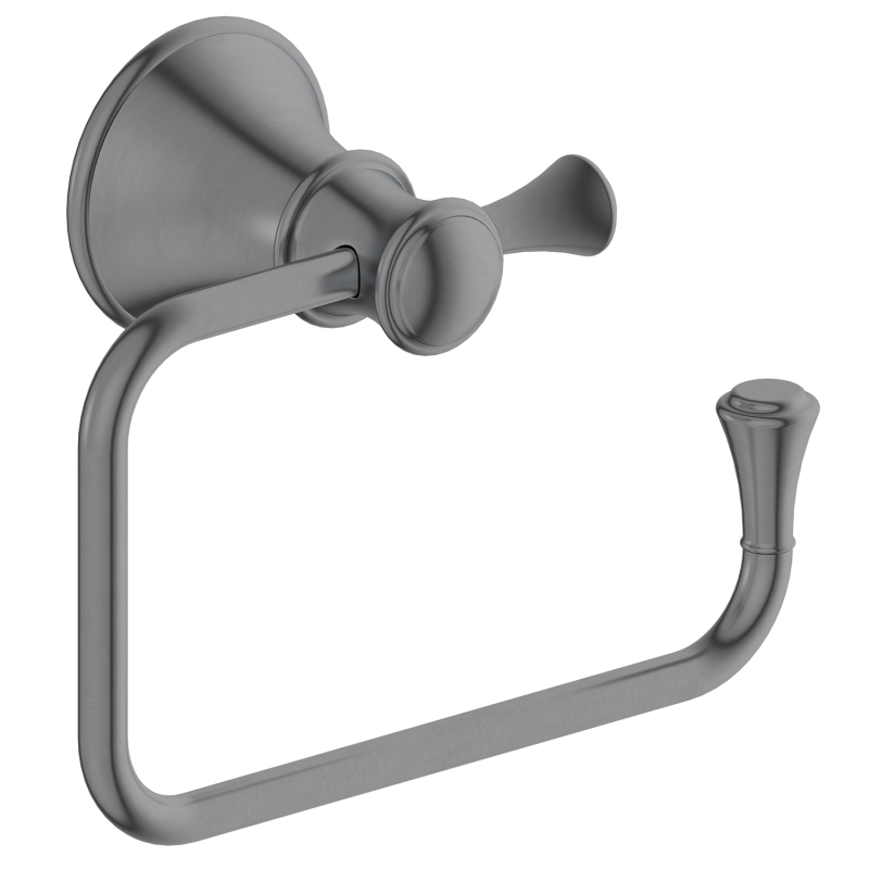 87 Series Wall-Mounted Toilet Paper Holder Solid Brass Construction Rust-Resistant Finish Modern Minimalist Design for Bathroom
