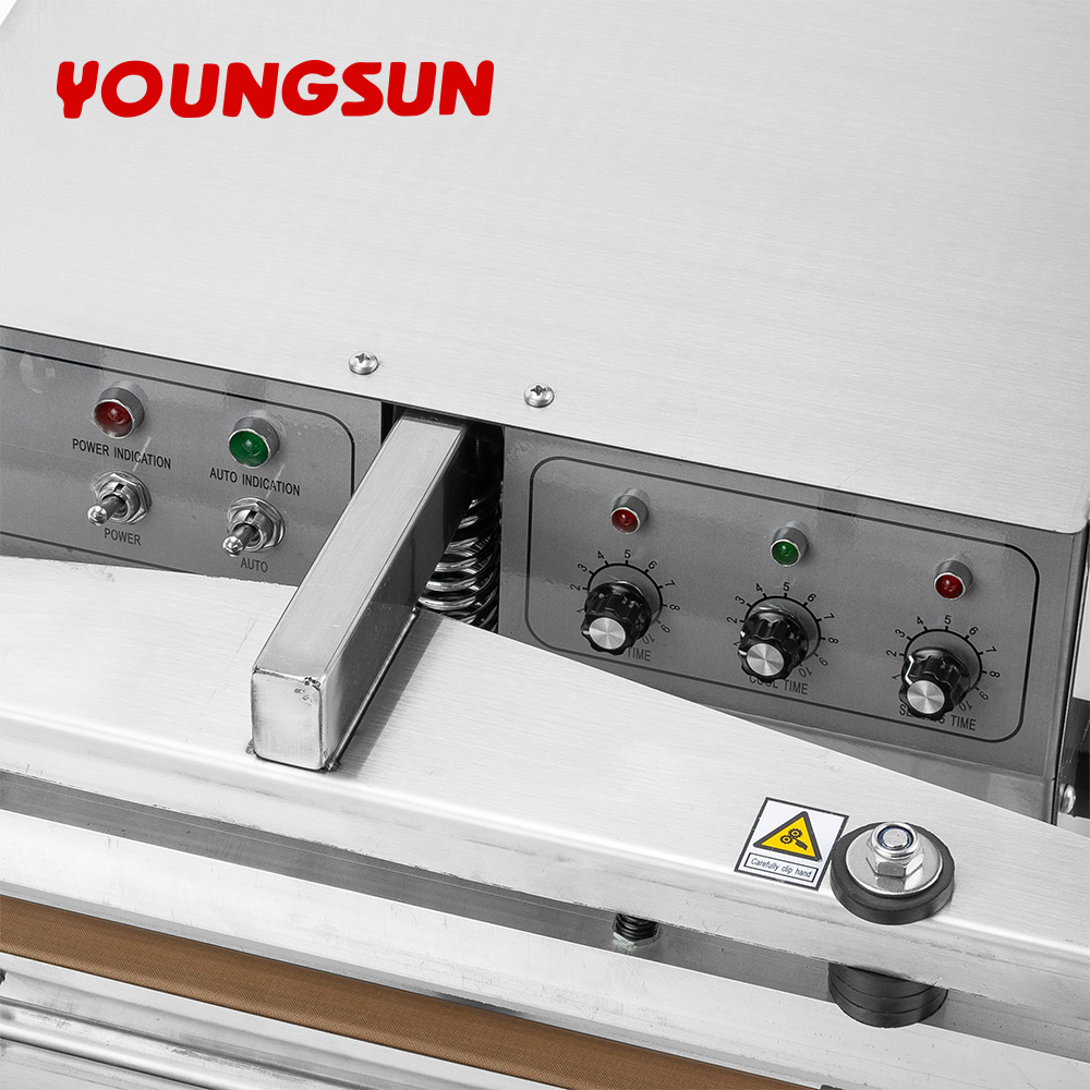 CHA-650 Versatile Desktop Impulse Heat Sealer Sealing Length for Plastic Bags Stainless Steel Foot Pedal Sealing Machine