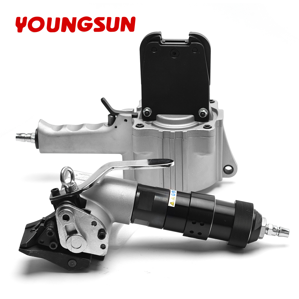 FTLS19/25/32  Pneumatic Strapping Tool Steel Tension and Cut Tools Split Type Penumatic Steel Strapping Machine Strapping Tool Kit