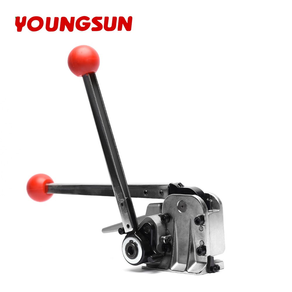 GD35 Manual Steel Strapping Tool Portable Steel Strapping Tool Steel Band Strapping Machine Tensioner Packing Machine for Factory Pallet and Box