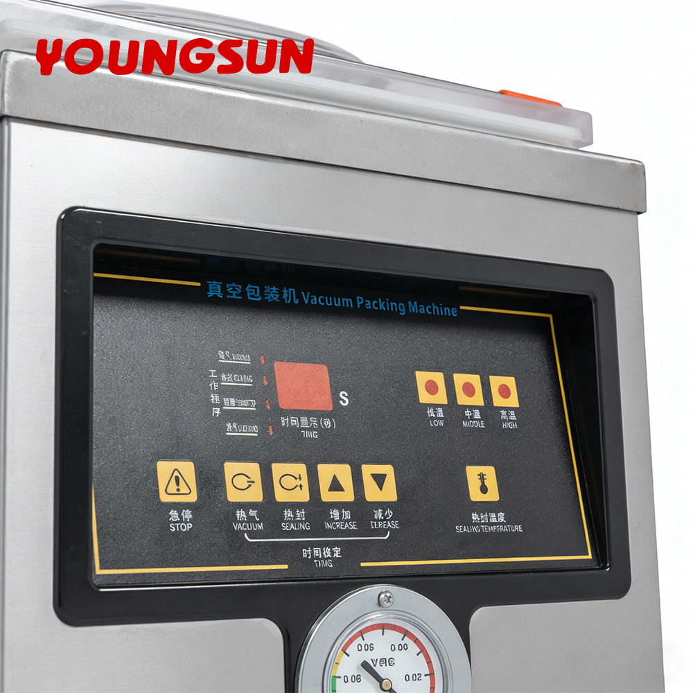 DZ-260 Commercial Table Top Vacuum Food Sealer Single Chamber Vacuum Sealer Food Rice Packaging Machine