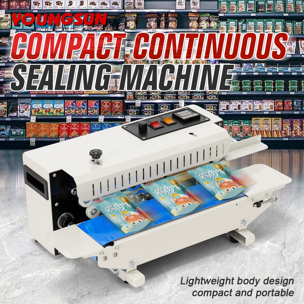 L1 Continuous Band Table Top Heat Sealing Machine Heat Sealing Machines For Food Packaging