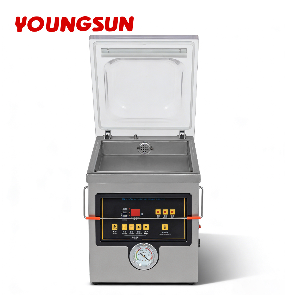DZ-260 Commercial Table Top Vacuum Food Sealer Single Chamber Vacuum Sealer Food Rice Packaging Machine