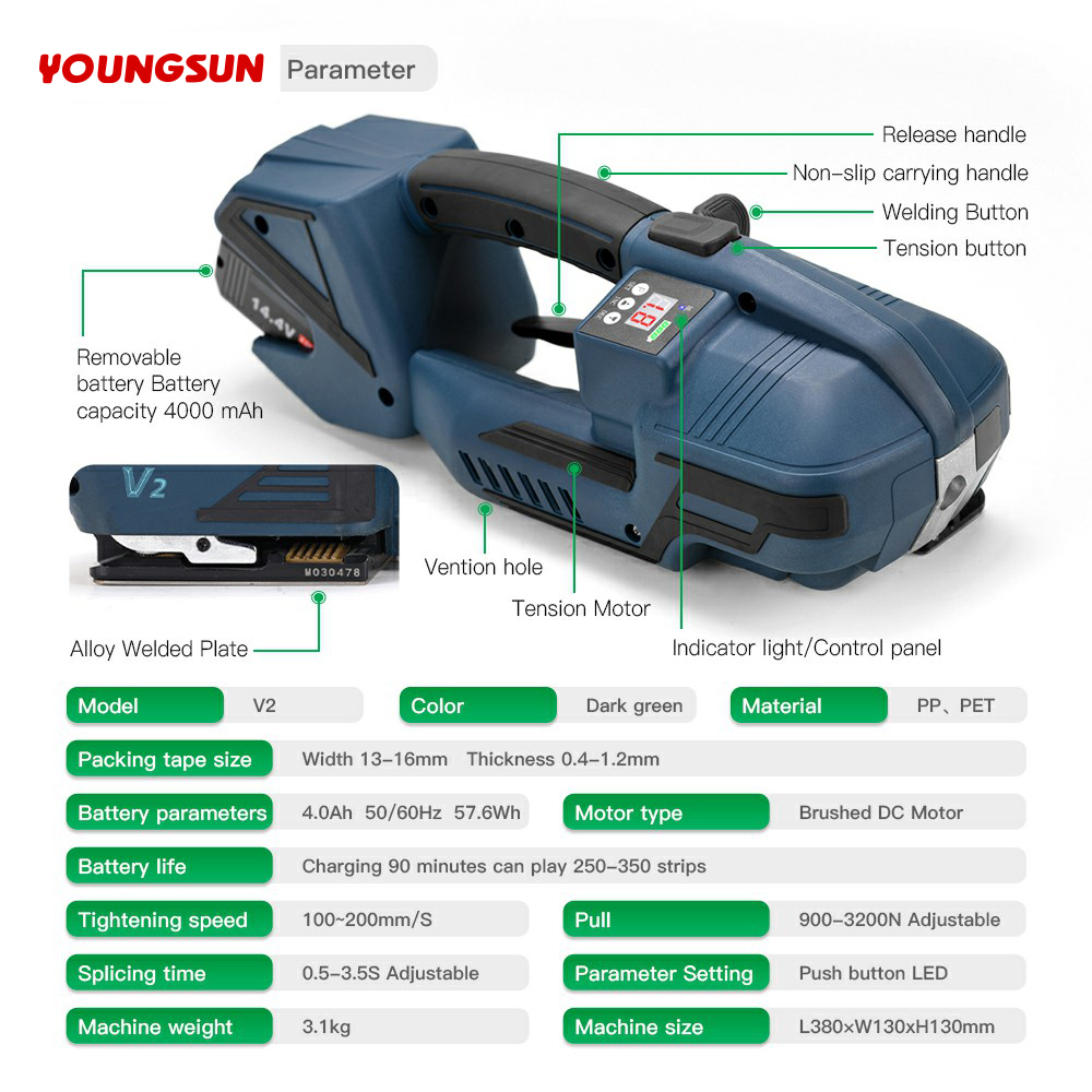 Portable Electric Strapping Machine , Efficient & Handheld
