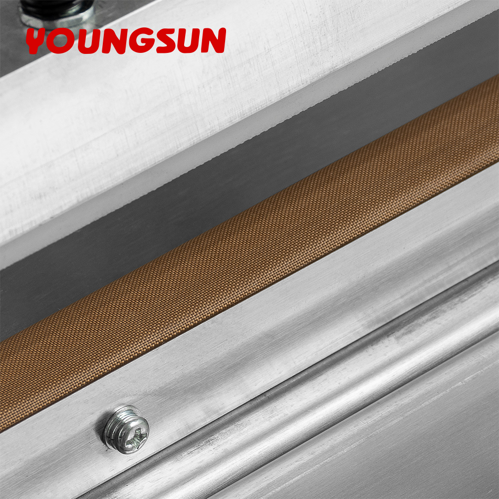 CHA-650 Versatile Desktop Impulse Heat Sealer Sealing Length for Plastic Bags Stainless Steel Foot Pedal Sealing Machine