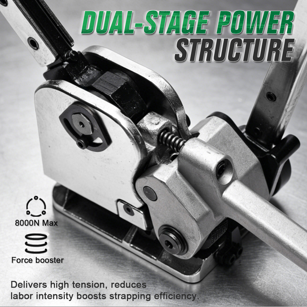GD35 Manual Steel Strapping Tool Portable Steel Strapping Tool Steel Band Strapping Machine Tensioner Packing Machine for Factory Pallet and Box