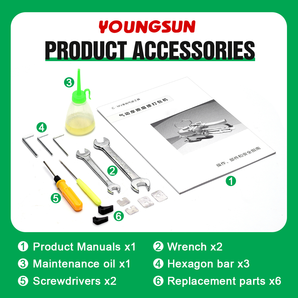 A19 Pneumatic Strapping Tool Plastic Band Strapping Machine Hot Welding Tool 19mm Width PP PET Strap Pneumatic Strapping Tool Strapping Machine for Packing