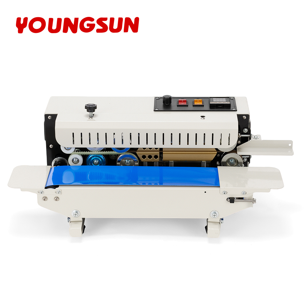 L1  Continuous Band Table Top Heat Sealing Machine Heat Sealing Machines For Food Packaging