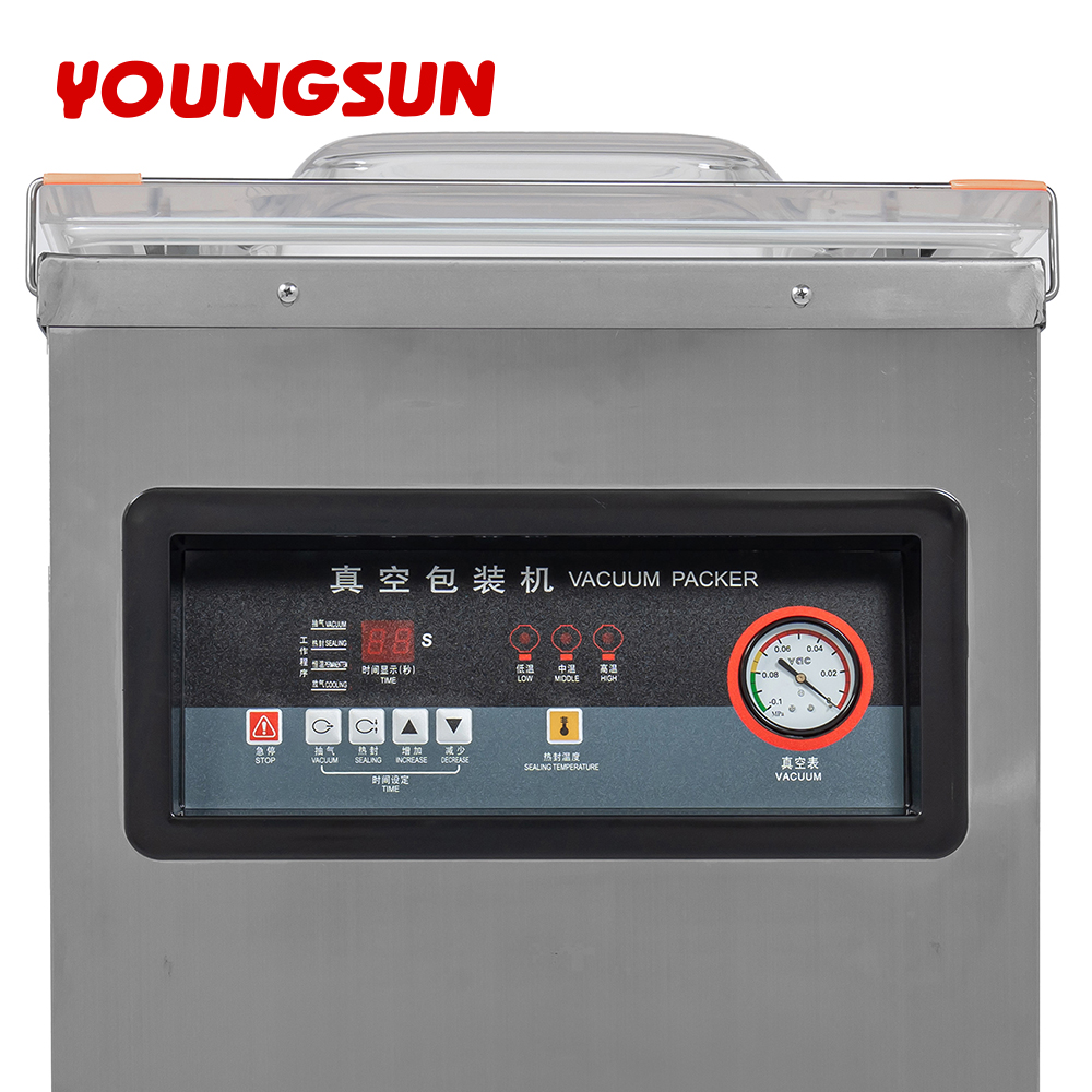 DZ-400 Vertical Vacuum Sealing Machine Automatic Vacuum Packaging Machine Easy to Control Food Meat Fruit Vegetable Vacuum Packing Machines