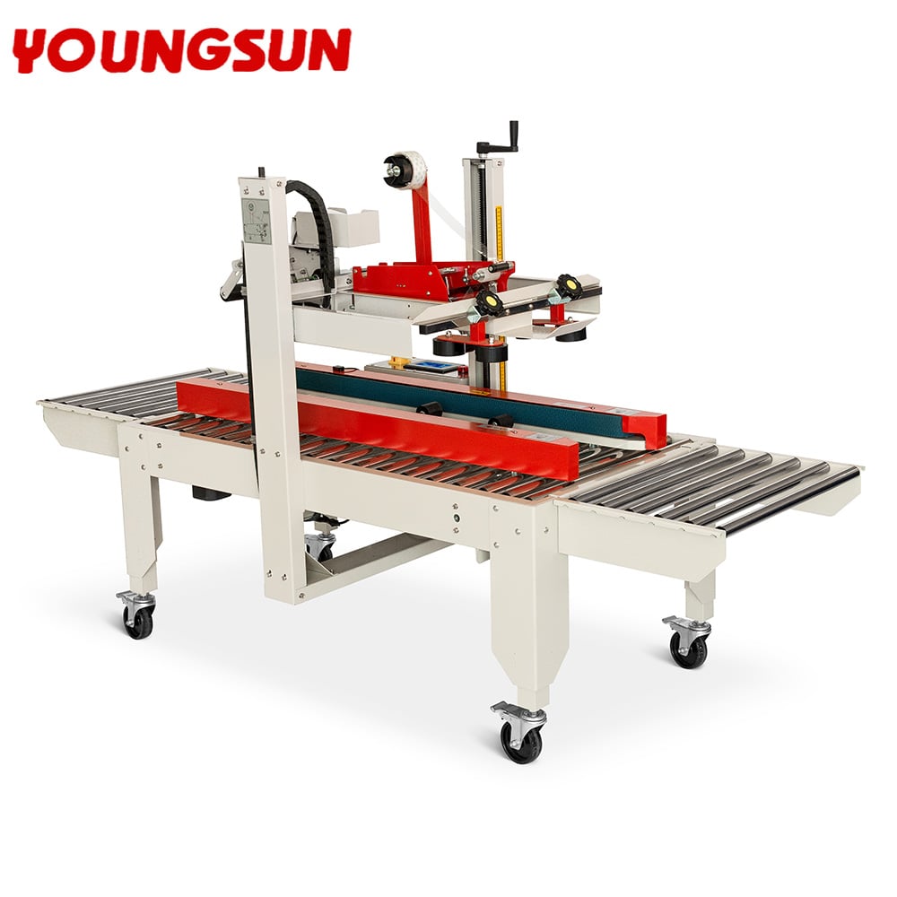 FXC-5050I Automatic Corrugated Box Packing Machine Labeling Machine Seals Box Top and Bottom Packing With Tape