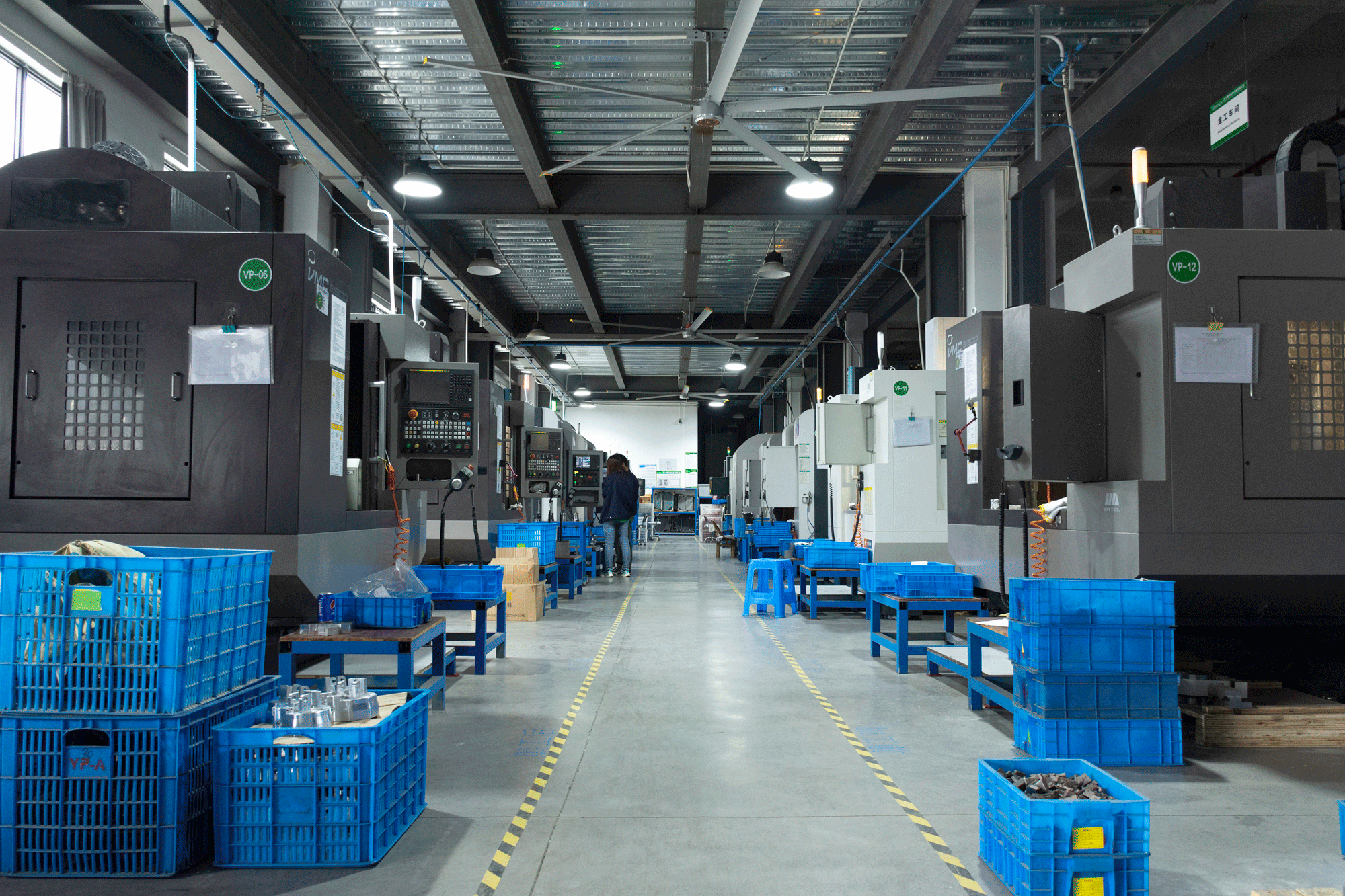 CNC machining workshop