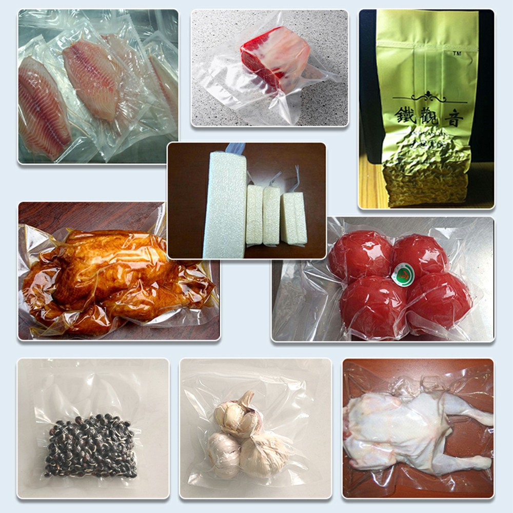 500 External Electric Multi-Function Automatic Industrial Vacuum Sealer  Air-Exhaust for Food Commodity Packaging Case