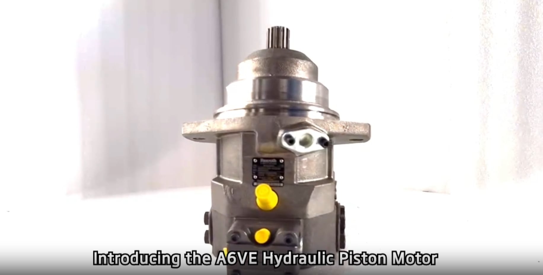 A6VE Hydraulic Piston Motor | 107 Displacement & 90 Power | Compact 60kg Design
