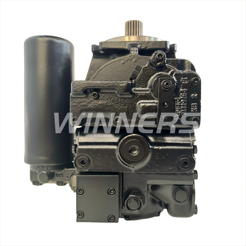 How does hydraulic motor pump work in construction machinery? Converts hydraulic to mechanical energy.