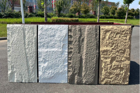 Display of pu stone decoration effect.