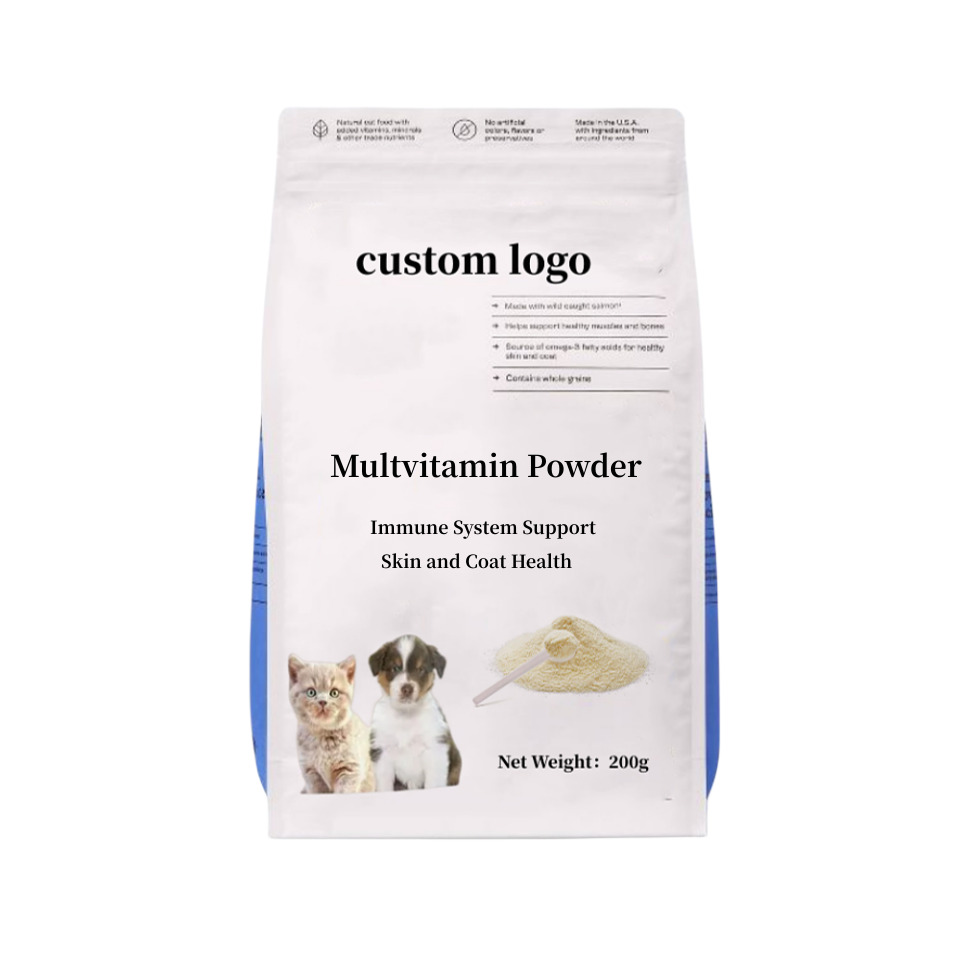 OEM/ODM Organic Multivitamin & Probiotics Powder for Dogs & Cats-Immune Support Sensitive Digestion Care Fast Absorption
