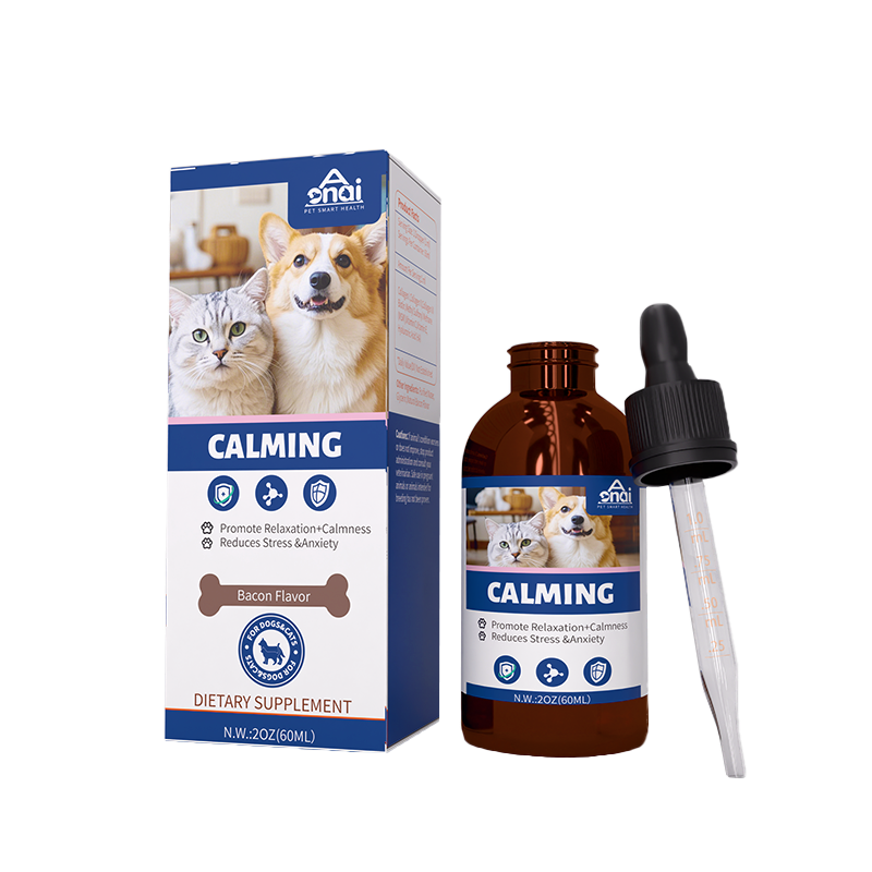 Custom Dogs Drops Relief Stress Drops Pet Nutritional Supplements Anxiety Relief Pet Treat Calming Supplement Dogs Calming Treat