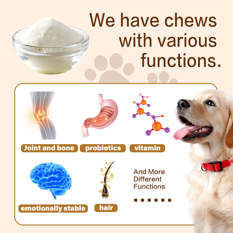 Organic Mushroom Powder Supplement for Dogs & Cats-High-Protein Grain-Free Hip & Joint Support Skin & Coat Digestive Health
