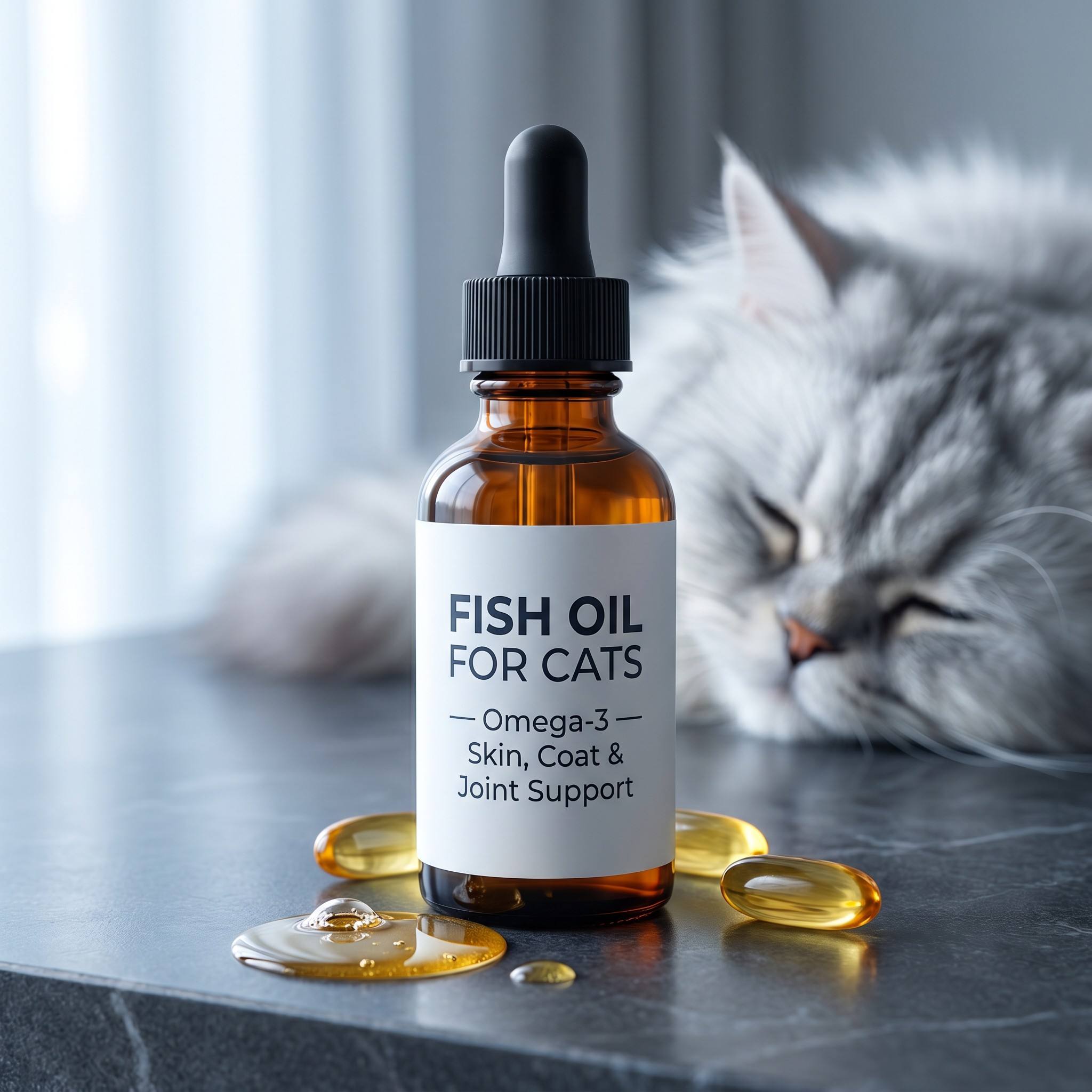 What to Look for When Choosing Omega Fatty Acid Products for Cats