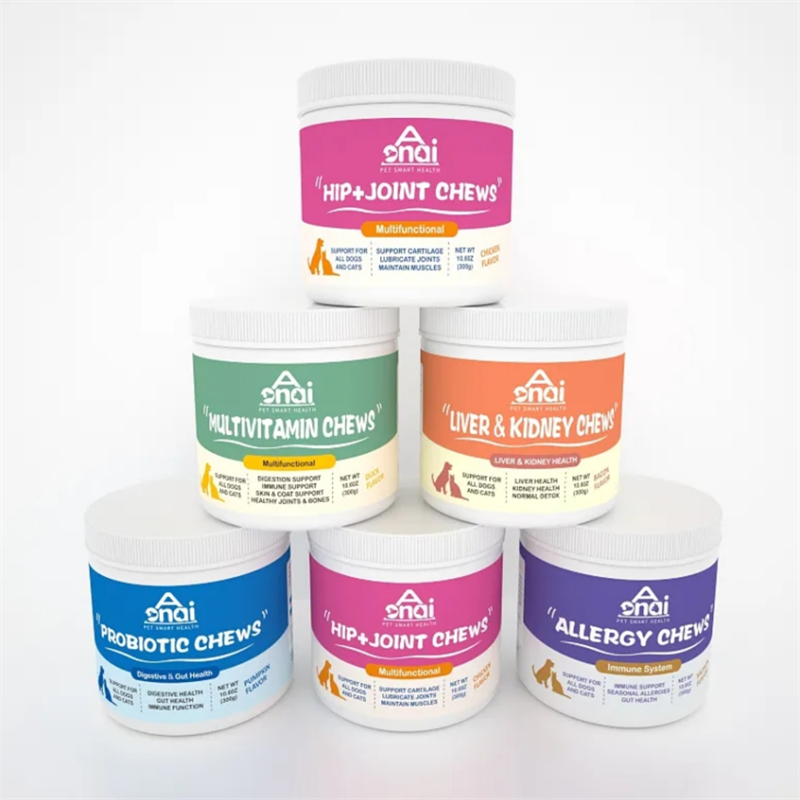 Dog Wellness Nutrition Probiotics Supplements Gut Health Pet Care with Vitamins Digestive Support for Dogs