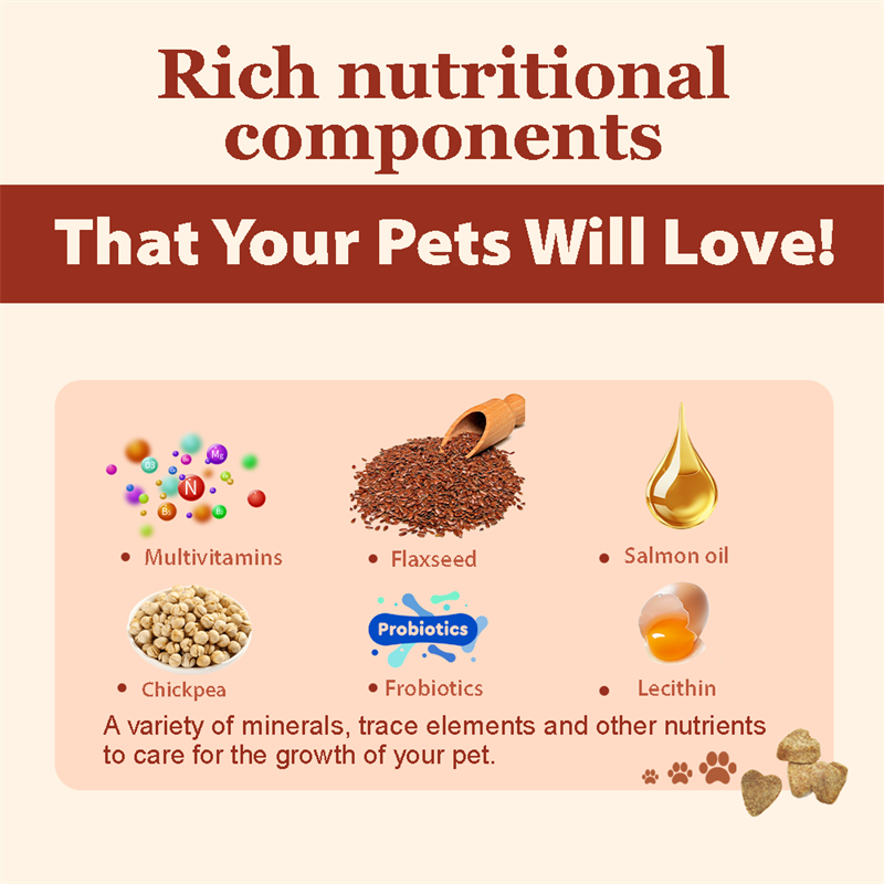 Pet Supplement Calming Support Capsule Dogs&Cats OEM/ODM Promotes Relaxation&Calmness Reduces Aggressive &Destructive Fast