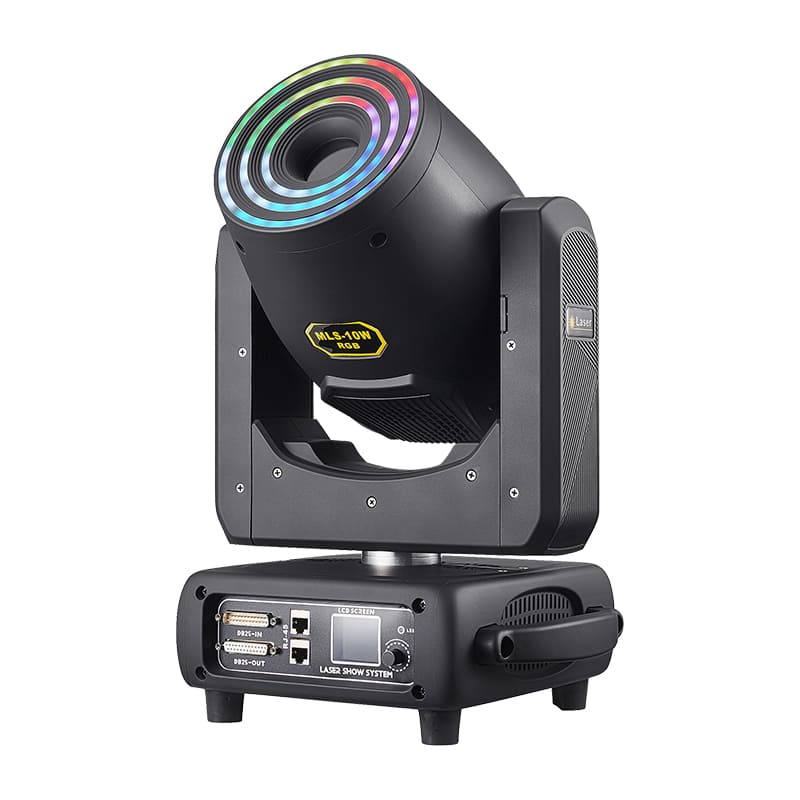 5W-10W pohyblivé laserové svetlo s krúžkom
