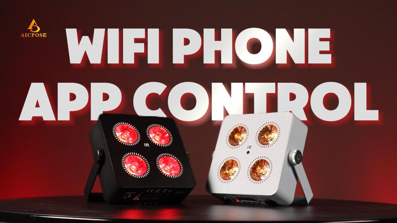Så kontrollerar du batteridrivna PAR-ljus via WiFi-mobilapp (iOS) – Komplett guide & live-demonstration