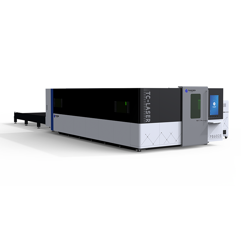 Machine de découpe laser pour métaux avec grande table de travail pour pièces volumineuses