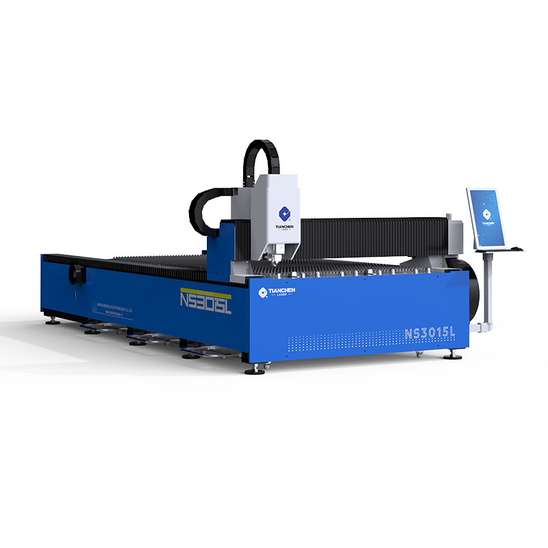 Wirtschaftliche Faserlaser-Schneidmaschine mit einzelner Plattform