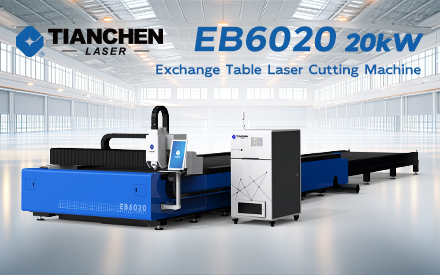 EB6020 Table d'échange 20kW Bête de découpe laser