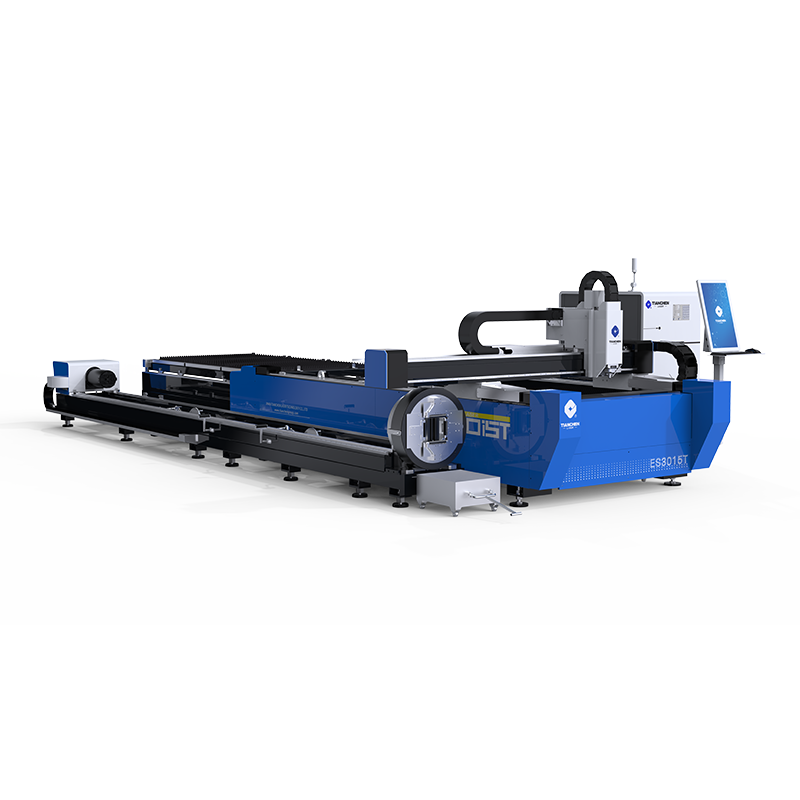 Tube & Sheet Fiber Laser Cutting Machine with exchange platform