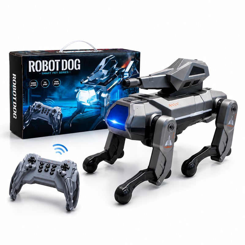 AI-afstandsbedieningsrobothondspeelgoed – intelligente mechanische hond voor kinderen, geschikt als verjaardagscadeau, voor binnen- en buitenspel