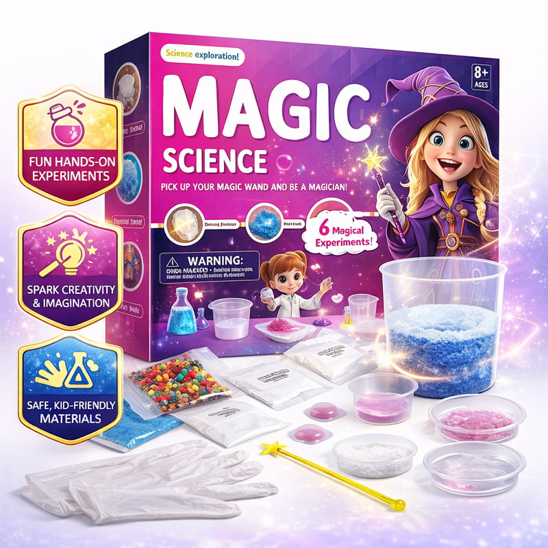 Populaire verkoop: leuke wetenschappelijke laboratoriumset voor wetenschappelijke exploratie – STEM-educatieve chemie-experimenten voor kinderen