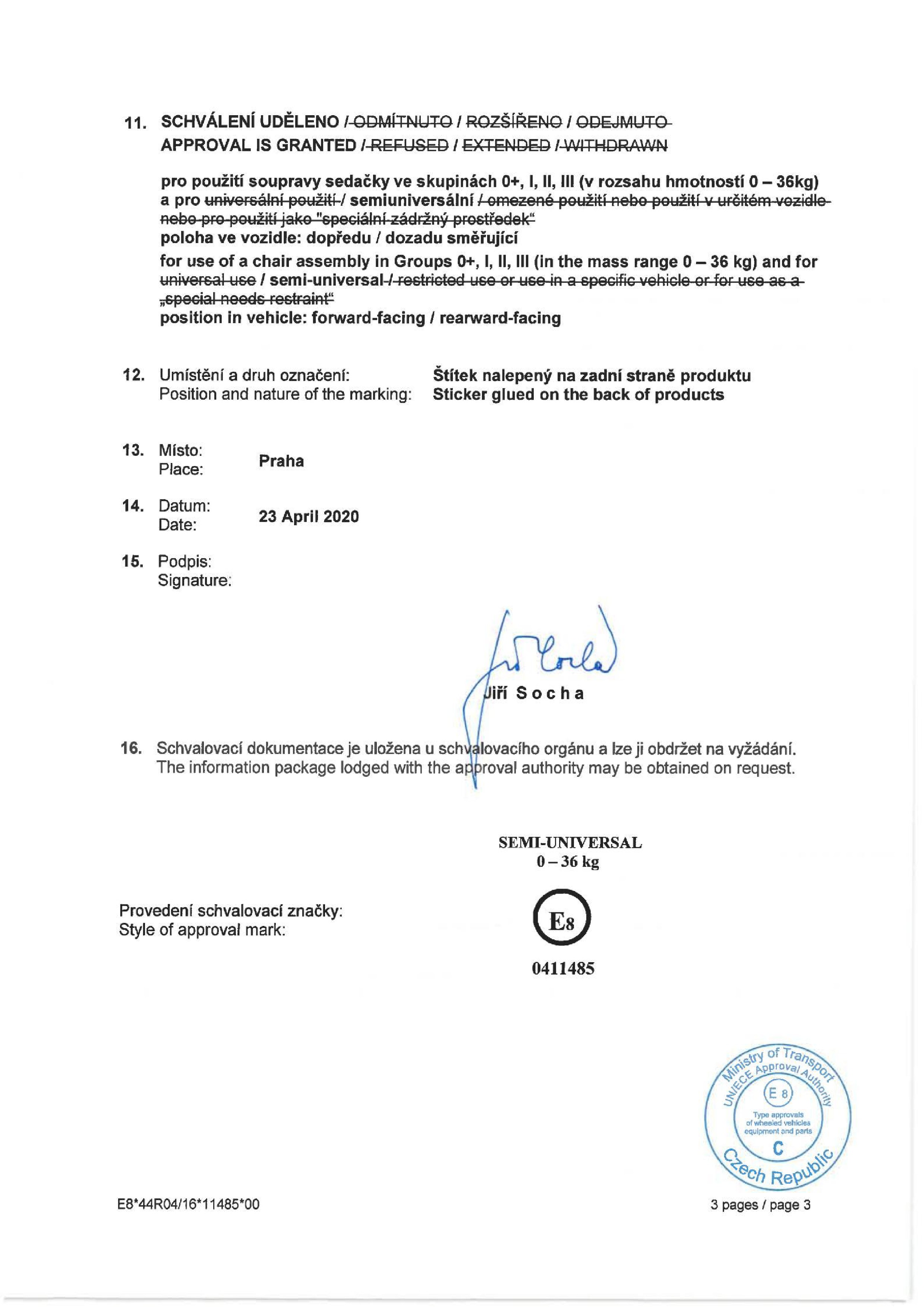 certificate 19