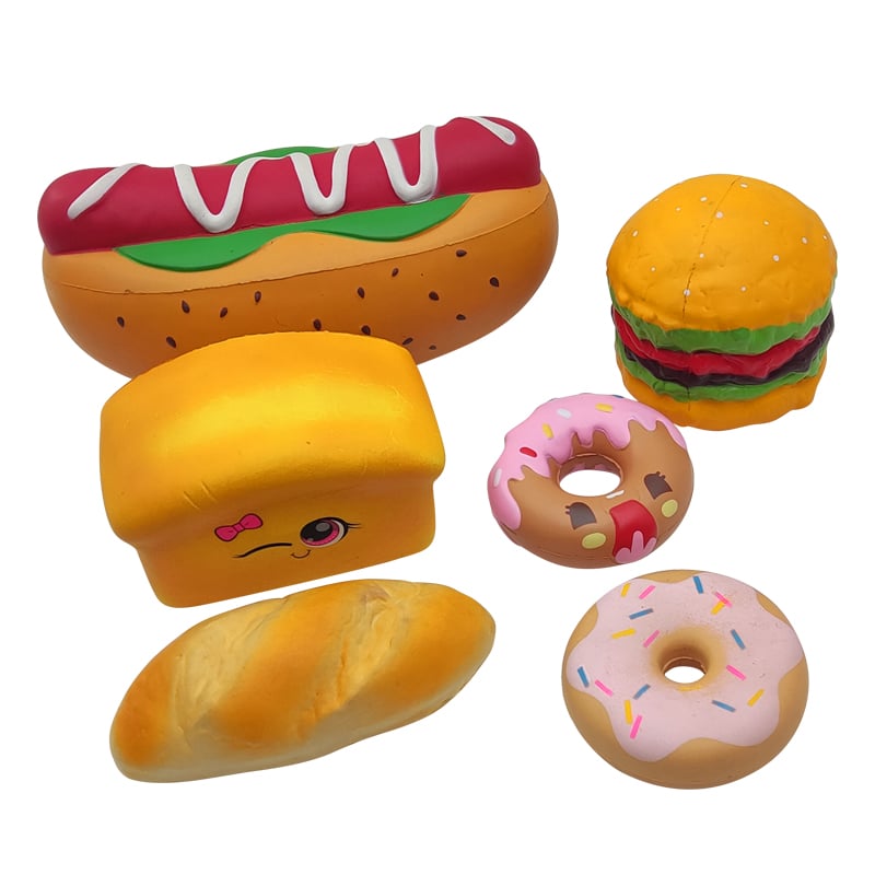 PU Squishy Voedsel & Fruit & Dier