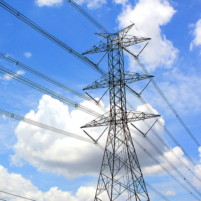 Stûnê galvanized pilon Tower Steel ji bo Electrical Tower veguhastina voltaja bilind