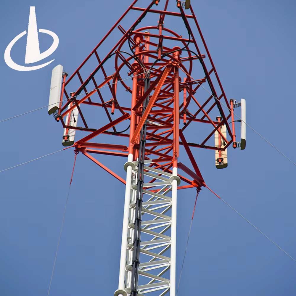 3 nohy Telekomunikační ocelová anténa FM vysílání trojúhelníková komunikační Bts FM rádio TV satelitní trubková ocelová věž
