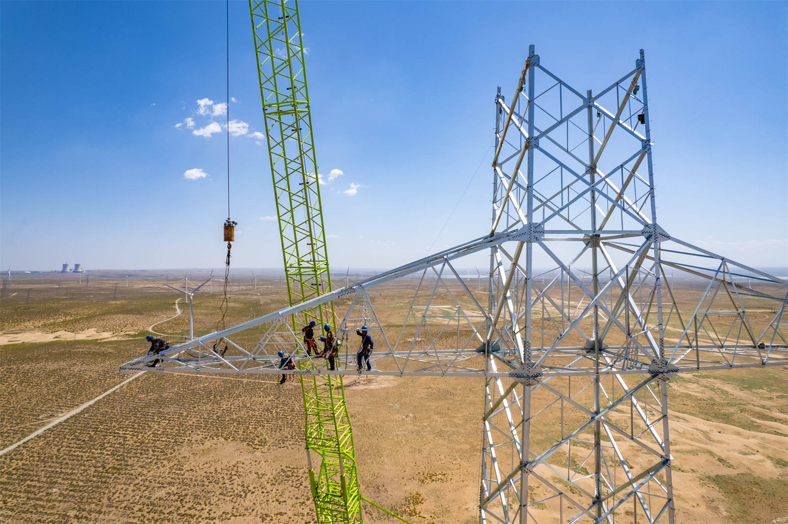 Ningxia 750KV power transmission line tower 