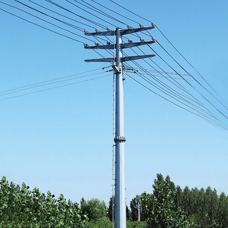 Steel Tubular Transmission Tower Anchor Bolt Steel Tower Electrical & Electronics arrester Power Tower
