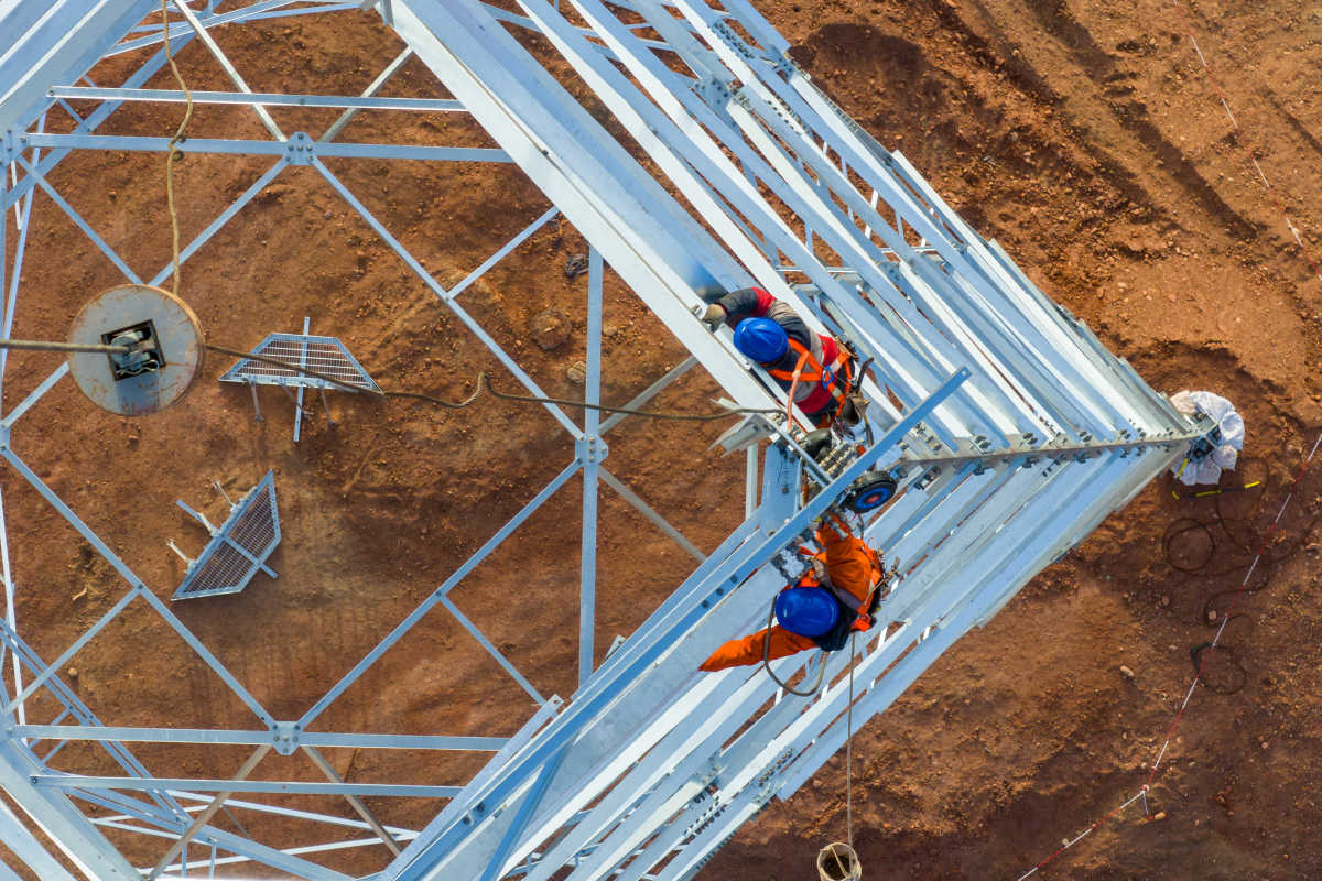 220KV de haute tension de transmission de l'électricité à Ningxia