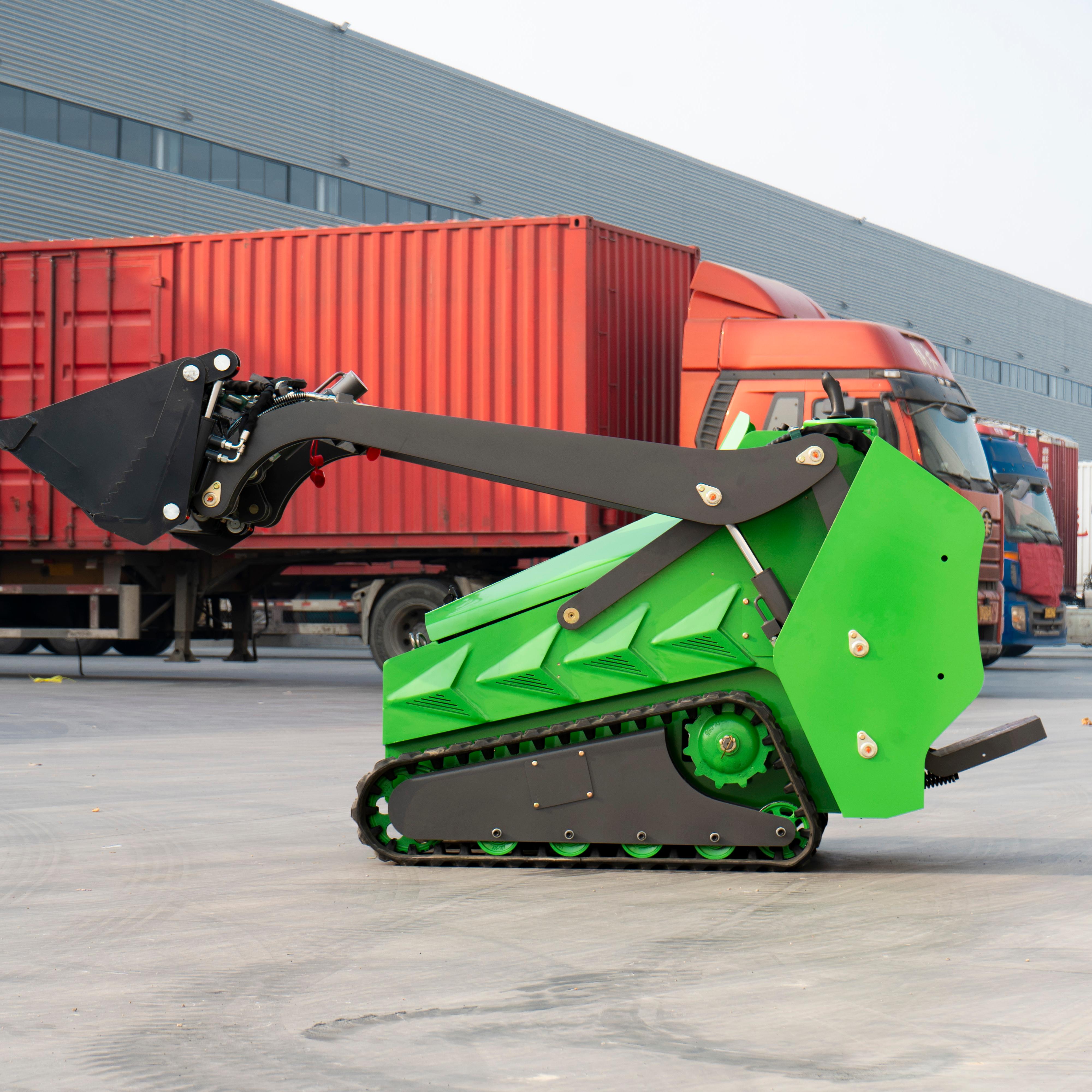 Best Quality Skid Steer Loaders Turning in Place Green Three-cylinder Best Efficient Efficiency for Sale