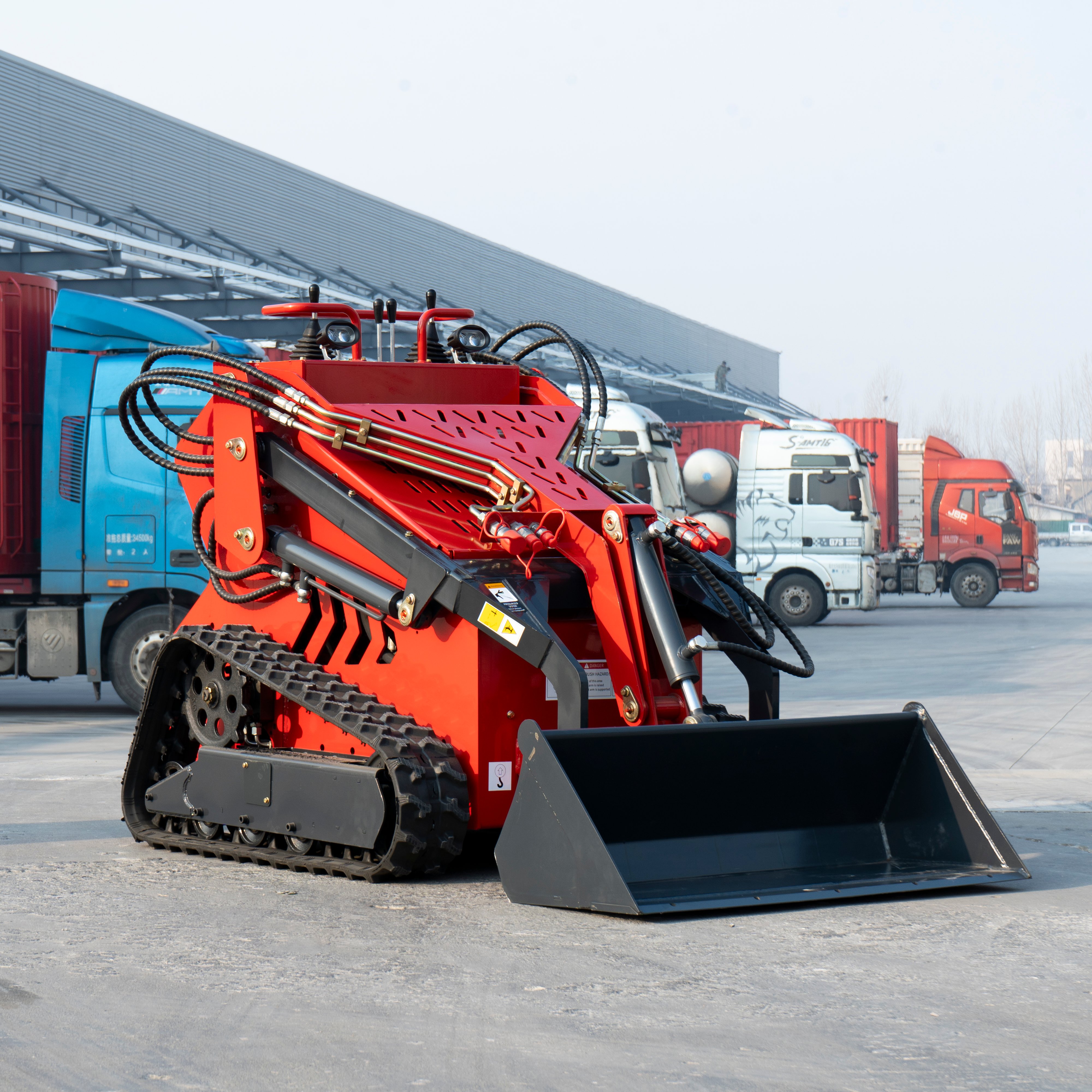 New China Made Mini Skid  Steer  Loader Free Shipping High Quality Small  Loader With Attachment