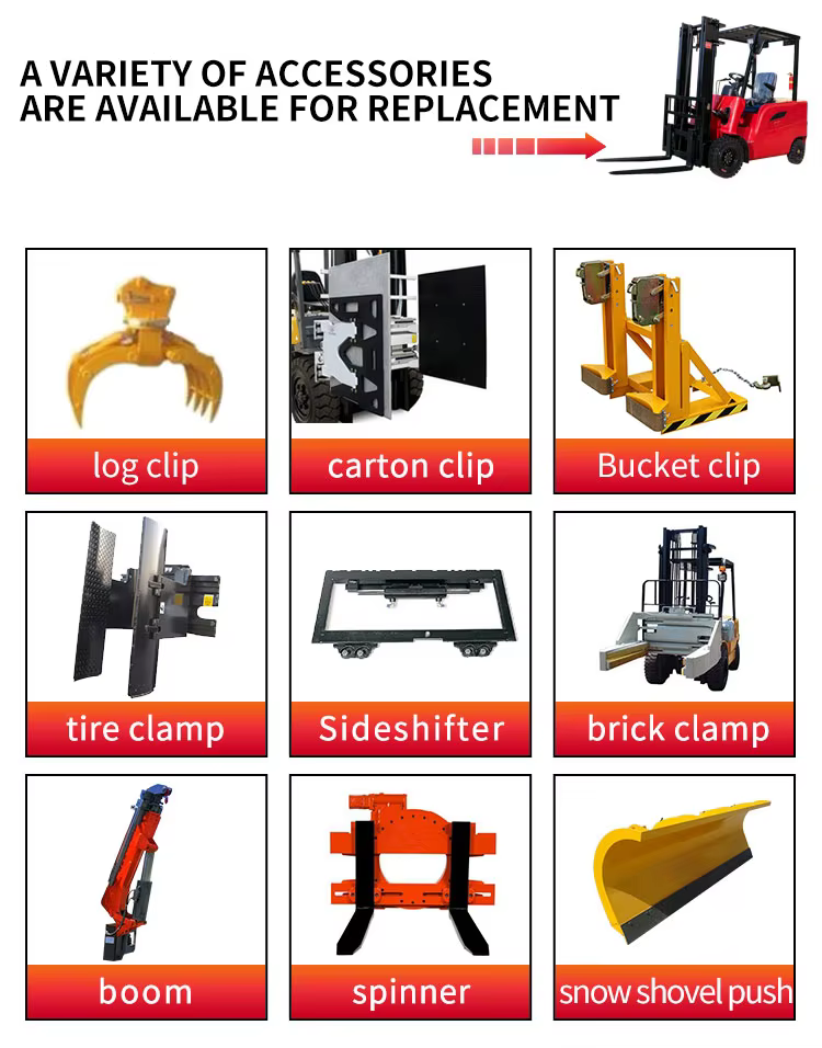 free shipping 2 ton mini electric forklifts trucks price battery forklift high quality china made-9