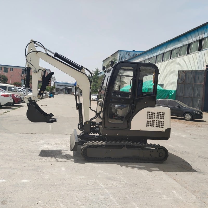 3 Ton White Upper Arm Lateral Swing Excavator Best Quality Cheap Price Strong Power Excavator Excellent Best Sale